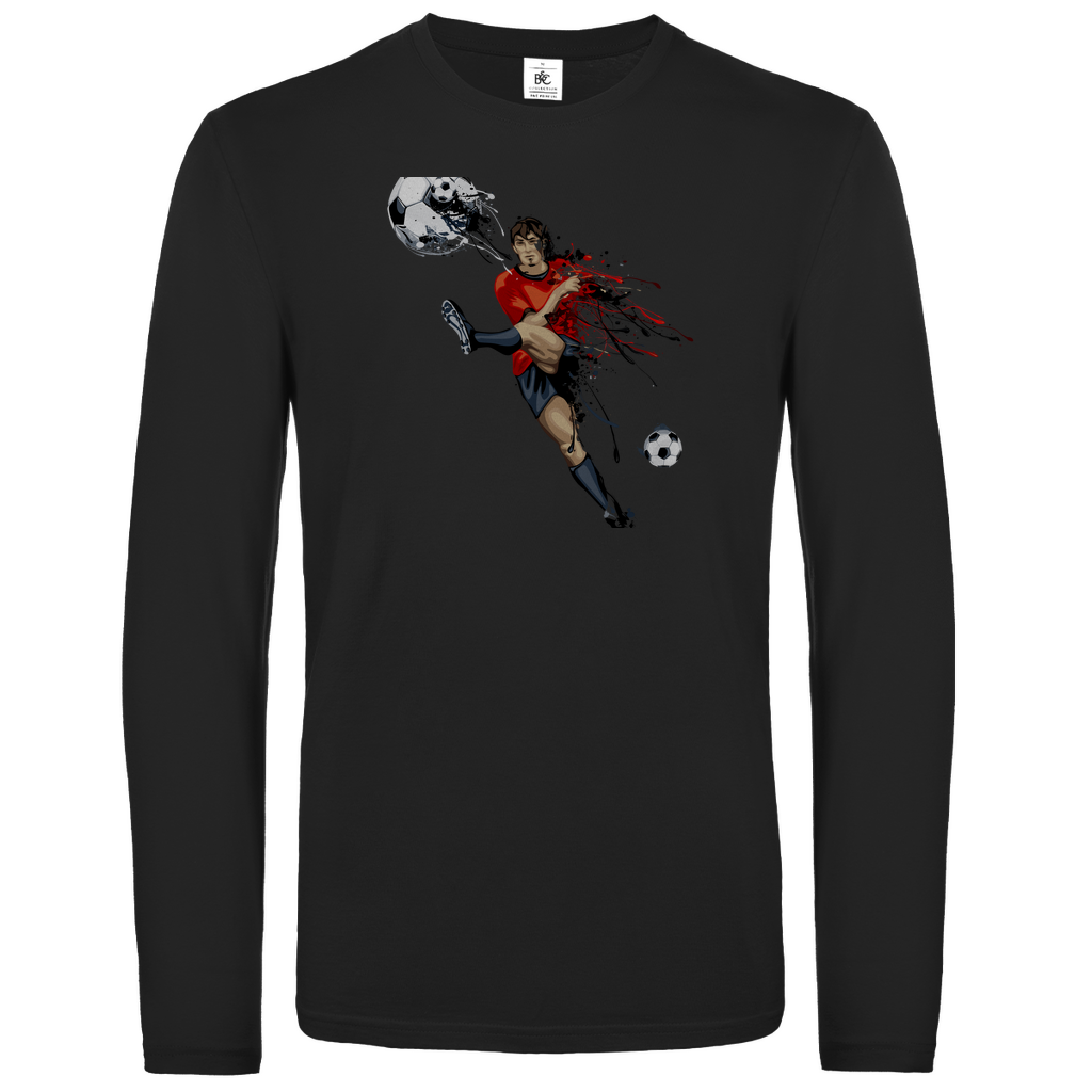 Unisex Langarmshirt Fußballer