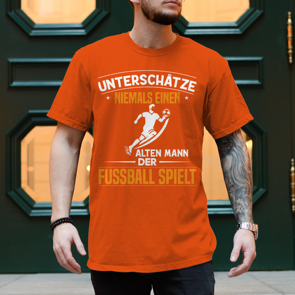 Herren T-Shirt Unterschätze Niemals
