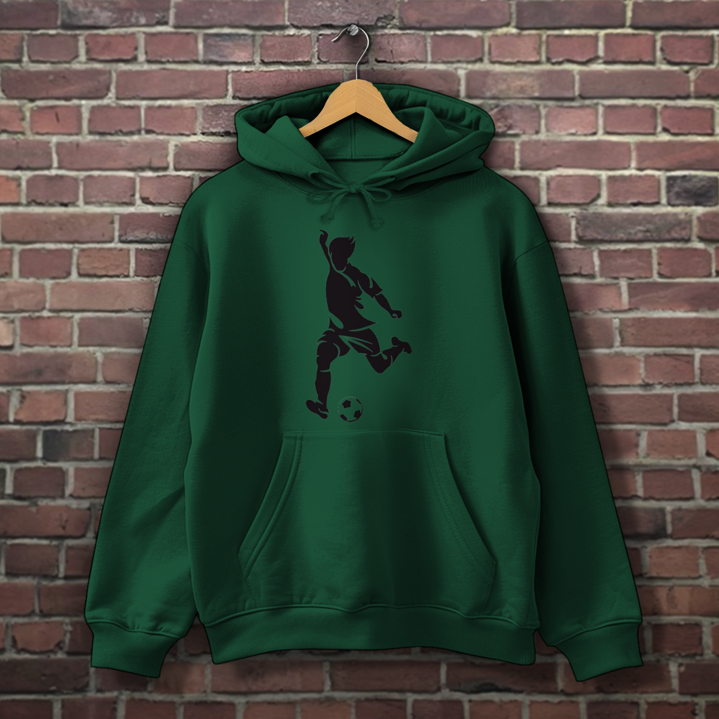 Herren Hoodie Fußballer