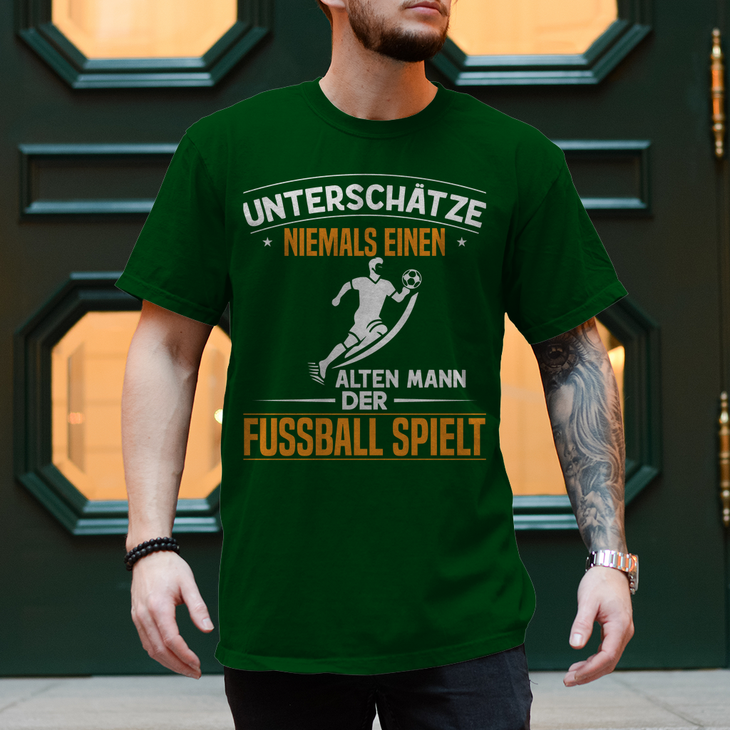 Herren T-Shirt Unterschätze Niemals