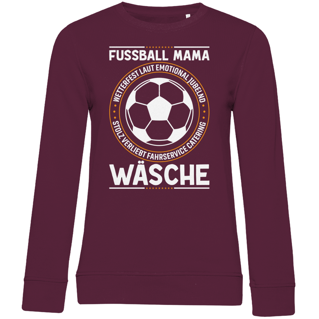 Damen Premium Bio Sweatshirt Fußball-Mama