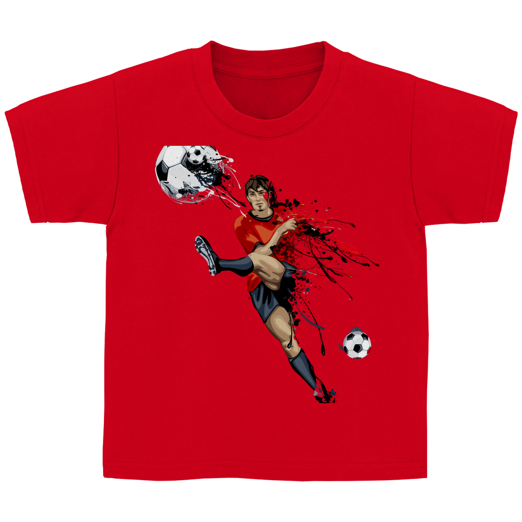 Kinder Basic T-Shirt Fußballer
