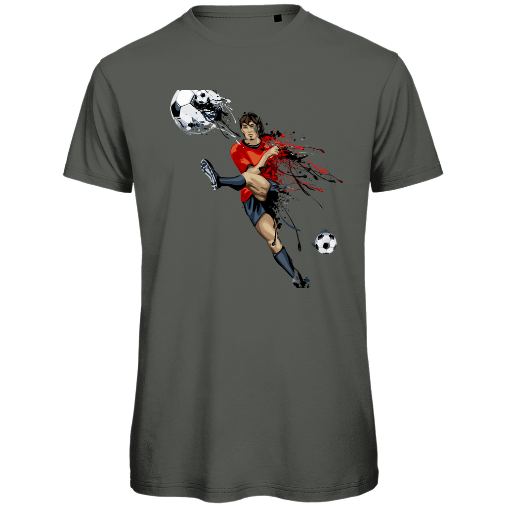 Herren Premium Bio T-Shirt Fußballer