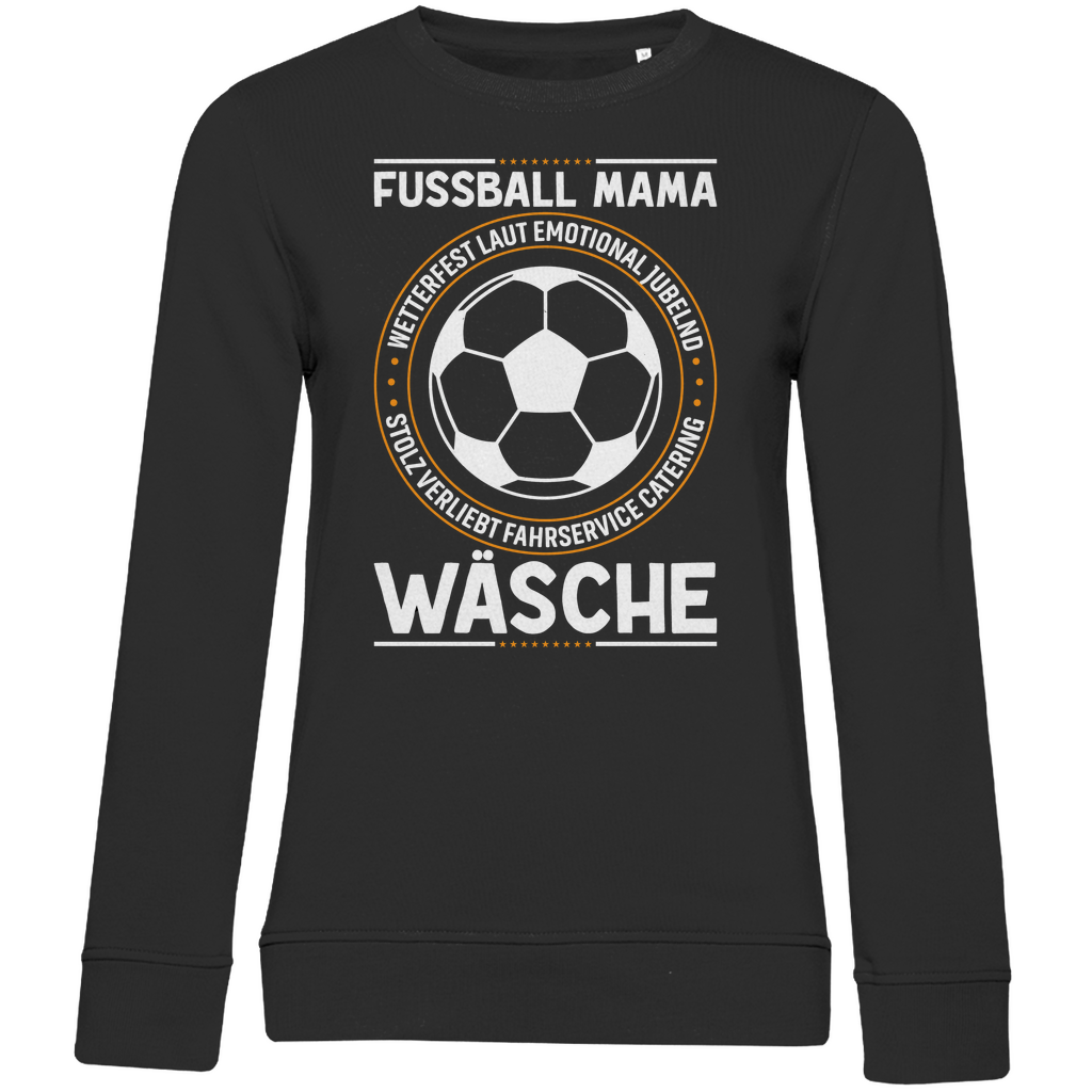 Damen Premium Bio Sweatshirt Fußball-Mama