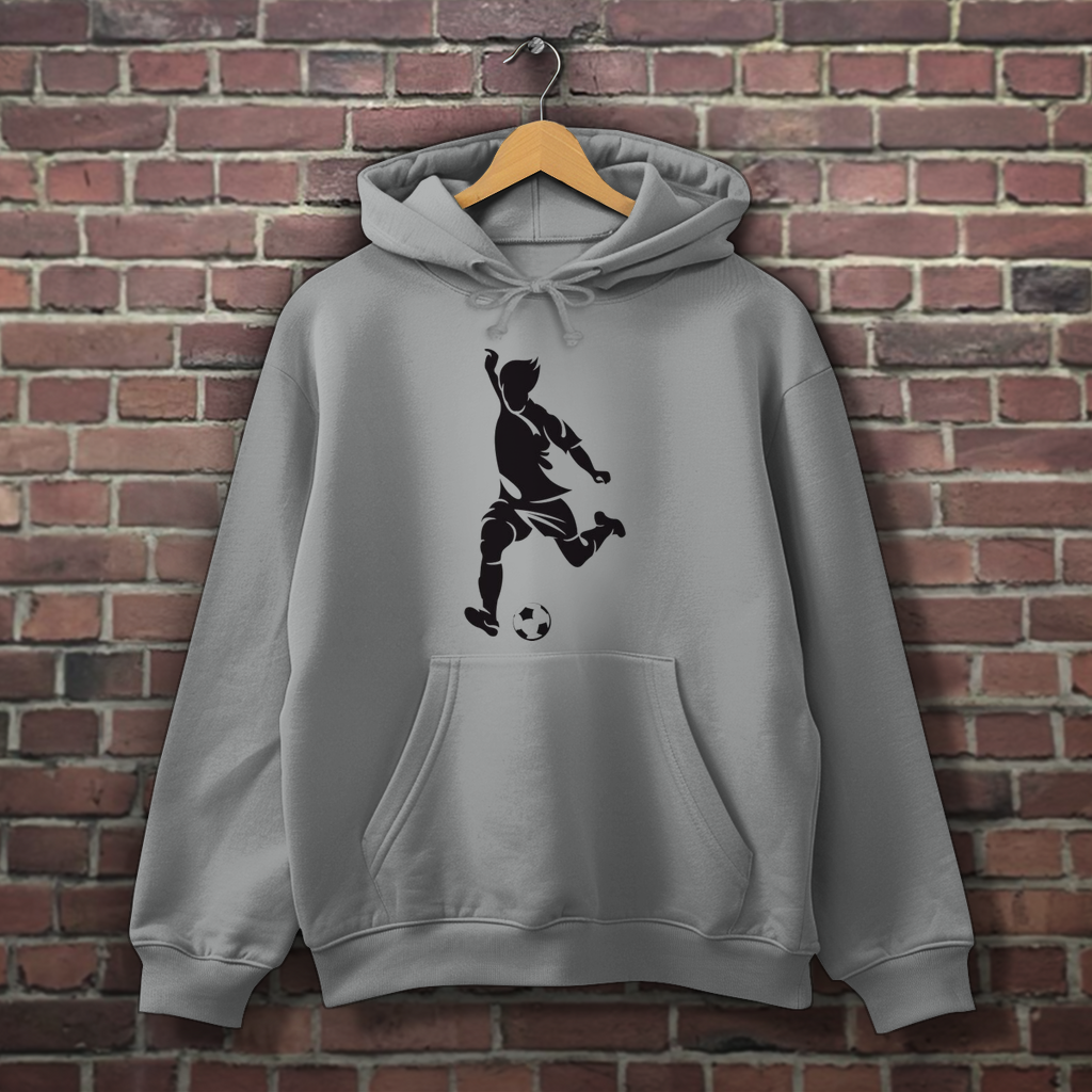 Herren Hoodie Fußballer