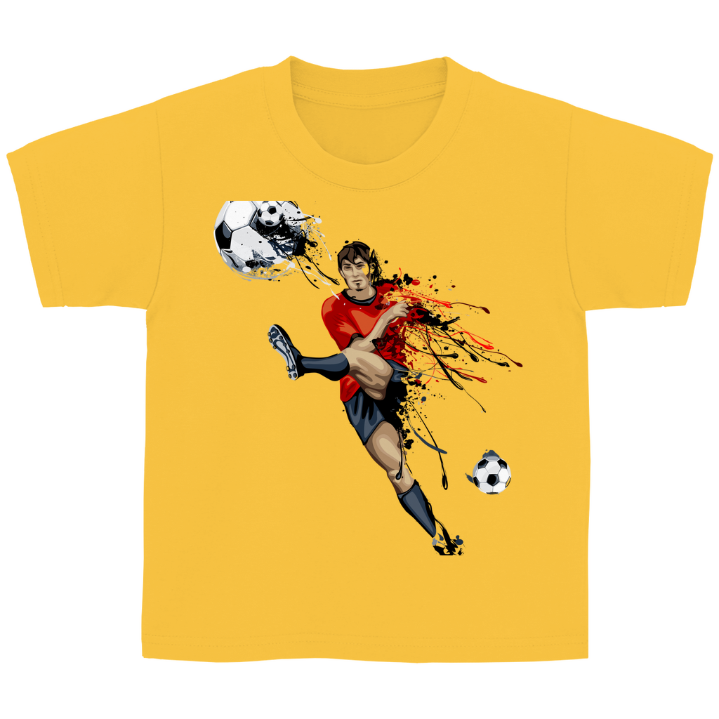 Kinder Basic T-Shirt Fußballer