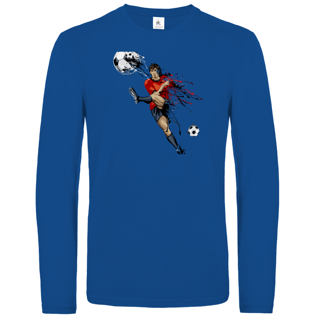 Unisex Langarmshirt Fußballer