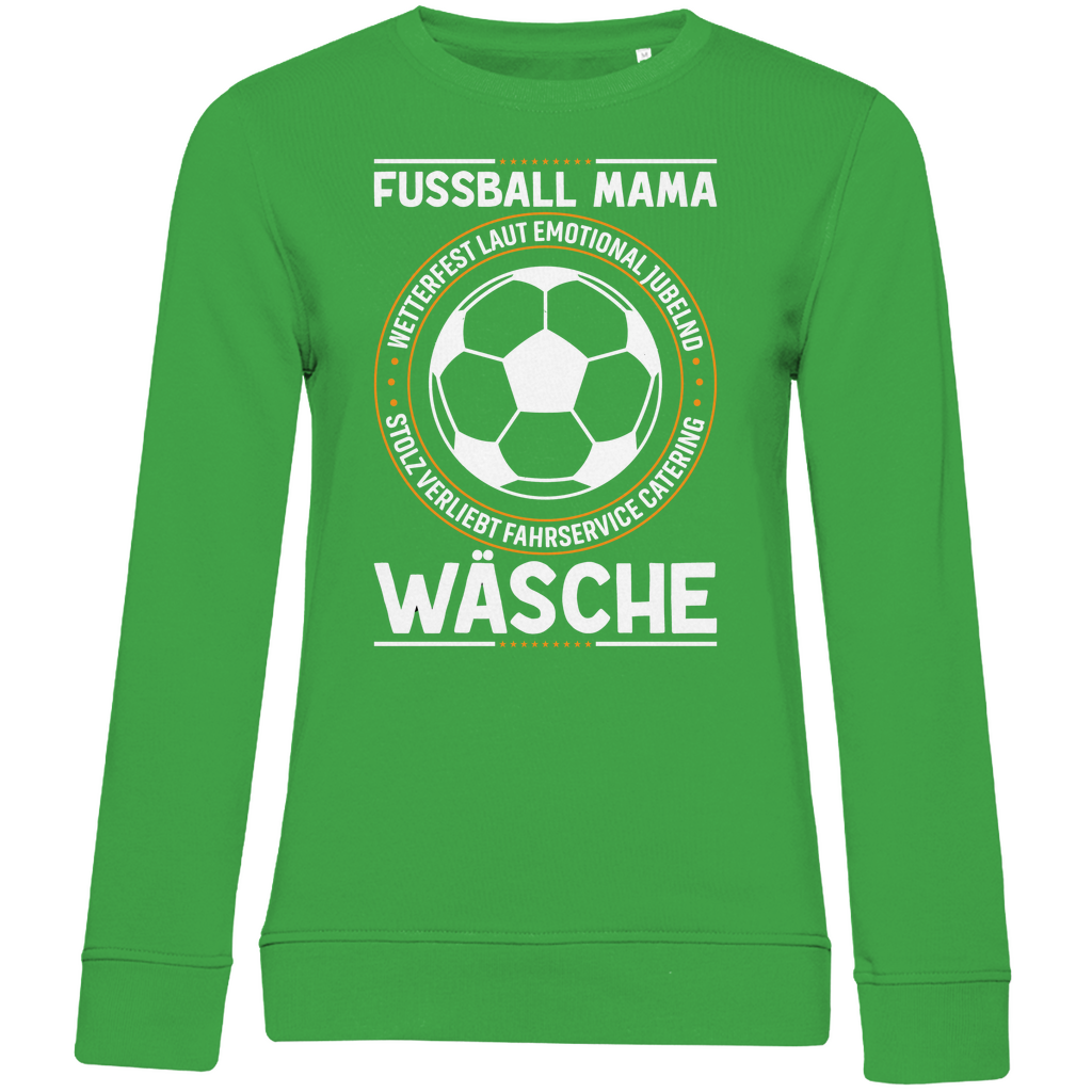 Damen Premium Bio Sweatshirt Fußball-Mama