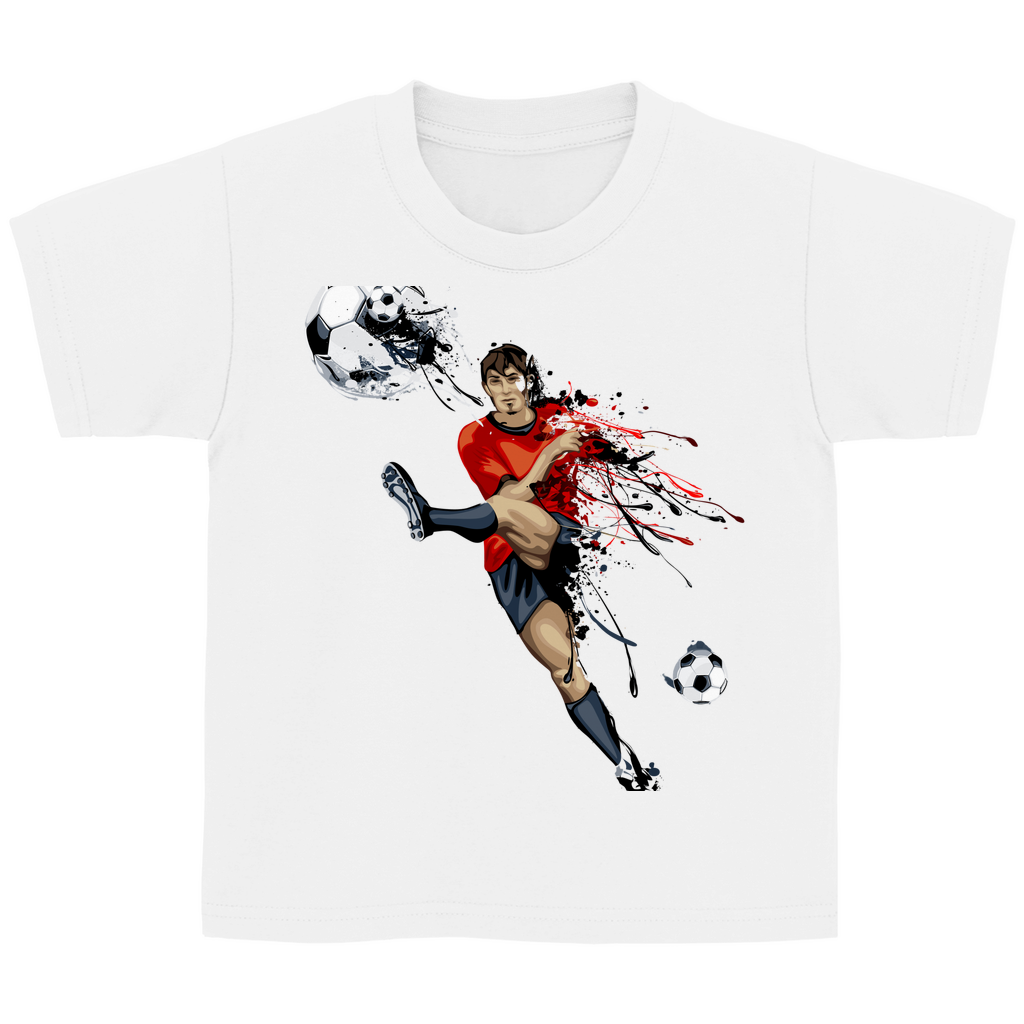 Kinder Basic T-Shirt Fußballer