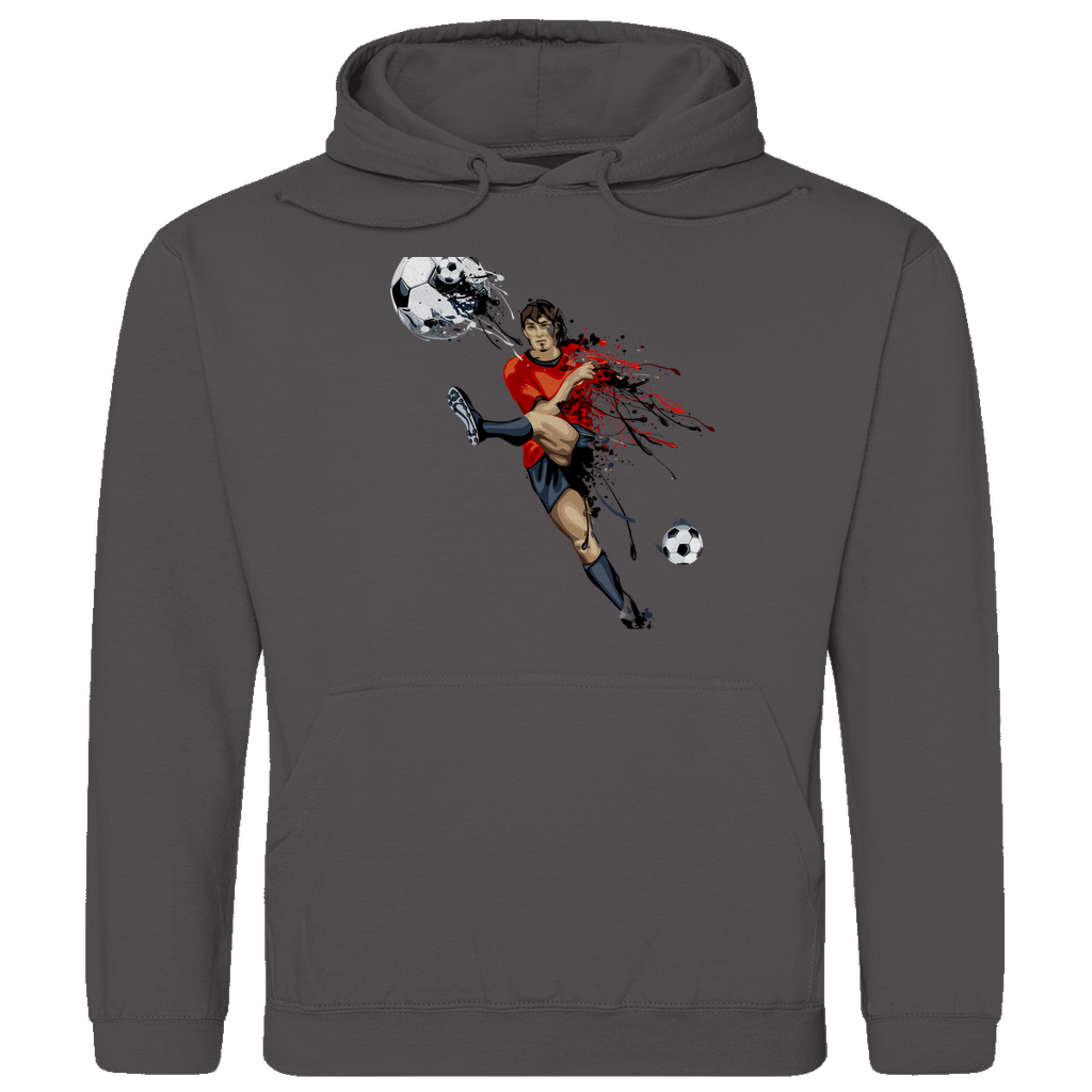 Herren Hoodie Fußballer
