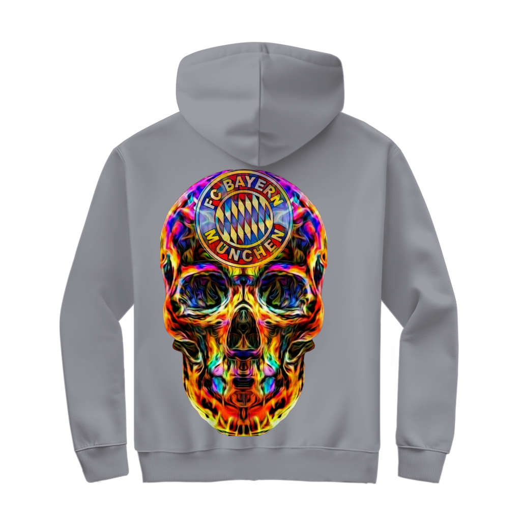 Herren Zipper Hoodie FC Bayern Totenkopf