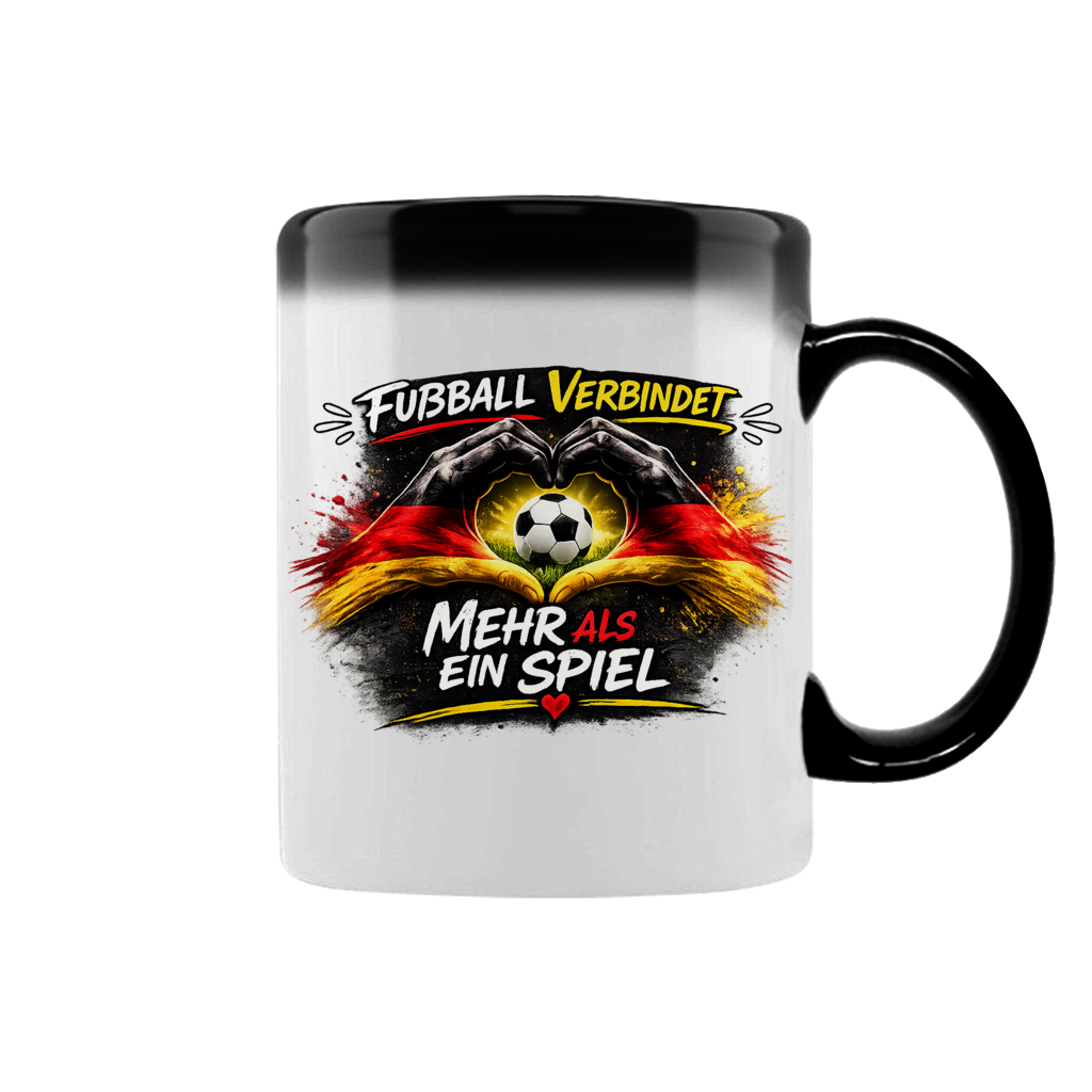 Zaubertasse Fußball verbindet