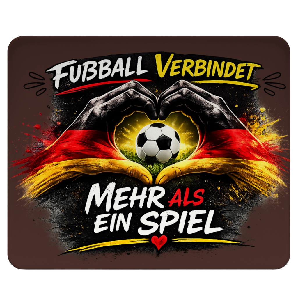 Mousepad Fußball verbindet