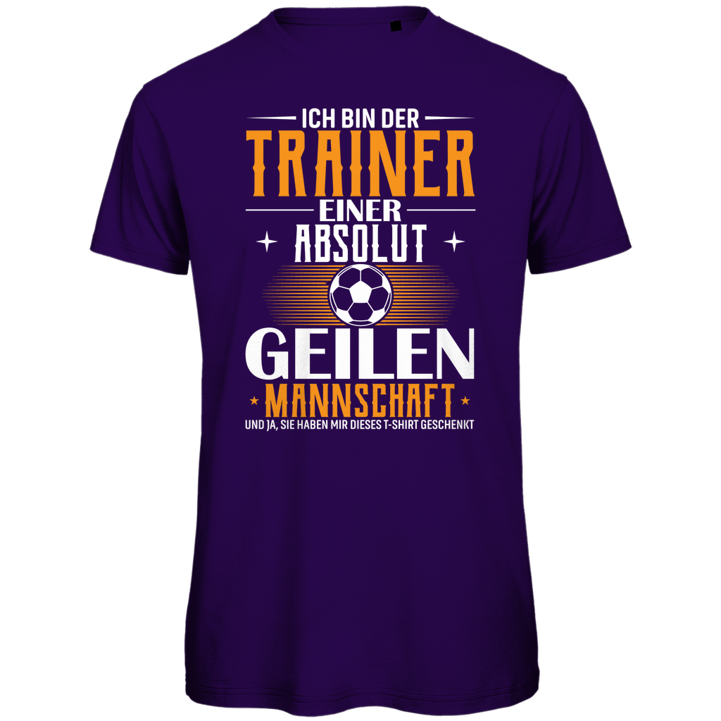 Herren Premium Bio T-Shirt Trainer
