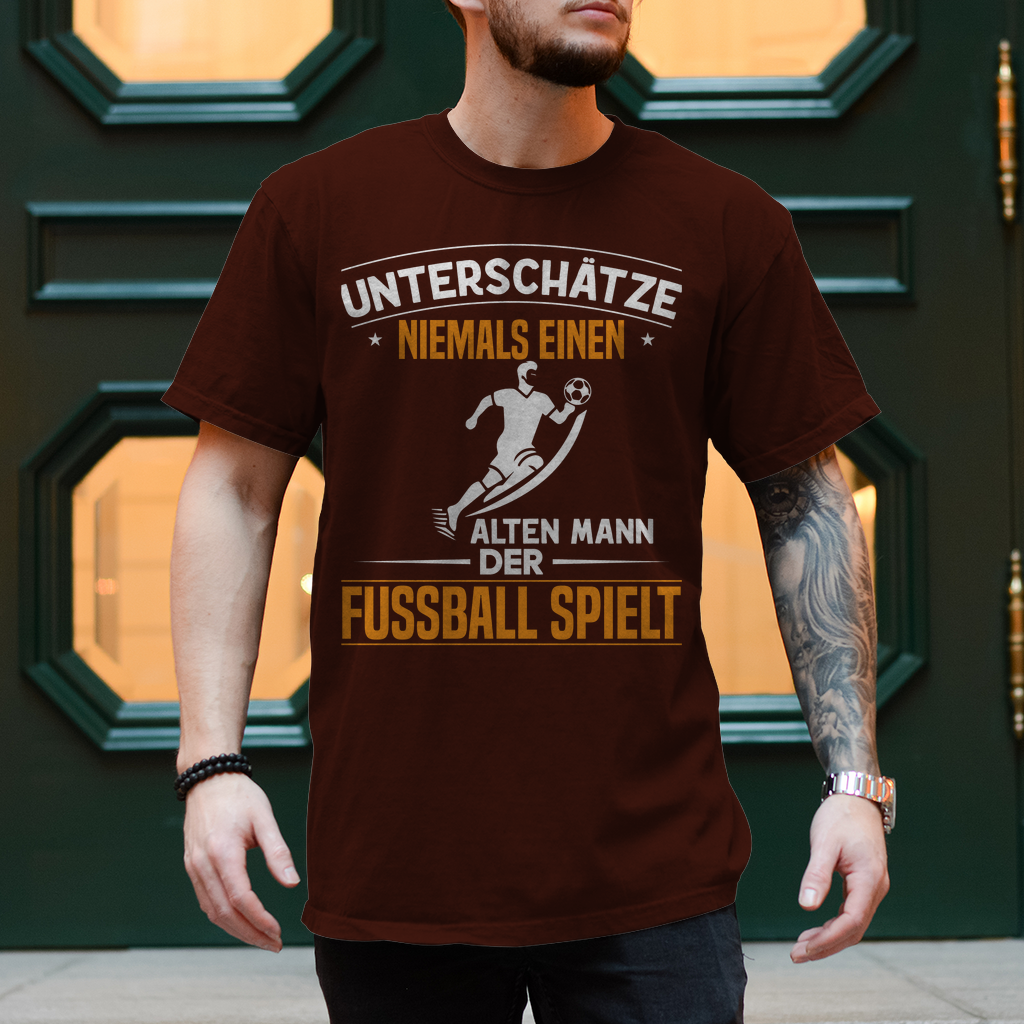 Herren T-Shirt Unterschätze Niemals