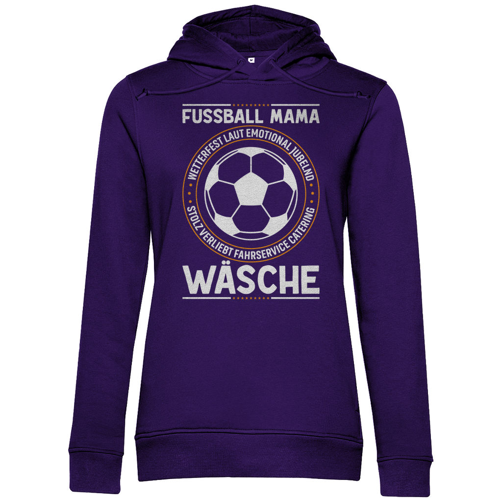 Damen Premium Bio Hoodie Fußball-Mama