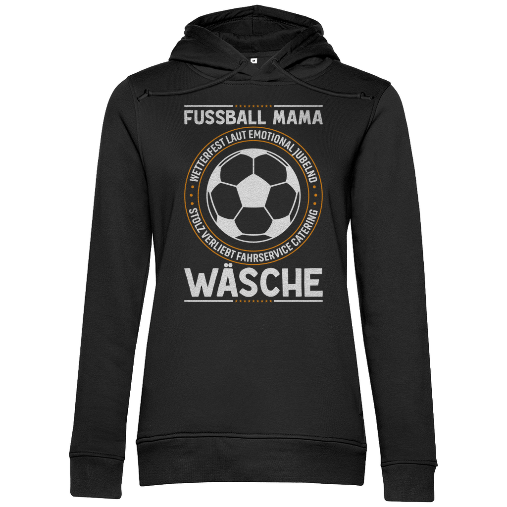 Damen Premium Bio Hoodie Fußball-Mama