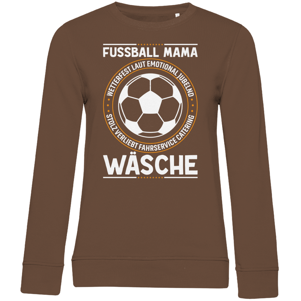 Damen Premium Bio Sweatshirt Fußball-Mama