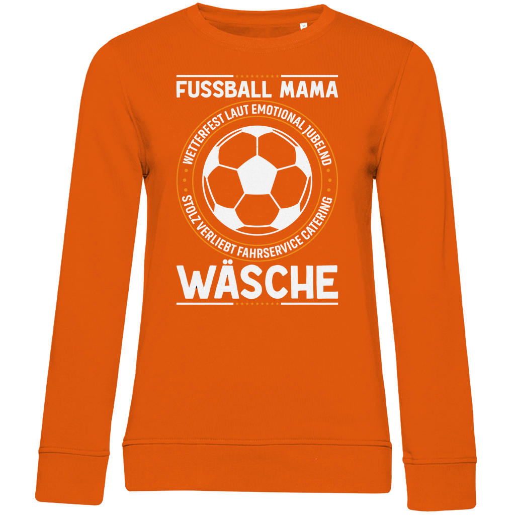 Damen Premium Bio Sweatshirt Fußball-Mama