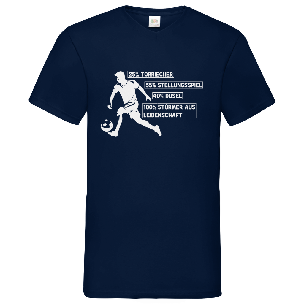 Herren Basic V-Neck T-Shirt Torriecher