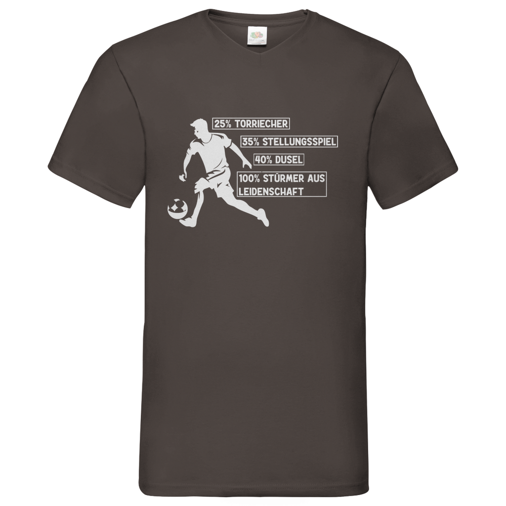 Herren Basic V-Neck T-Shirt Torriecher