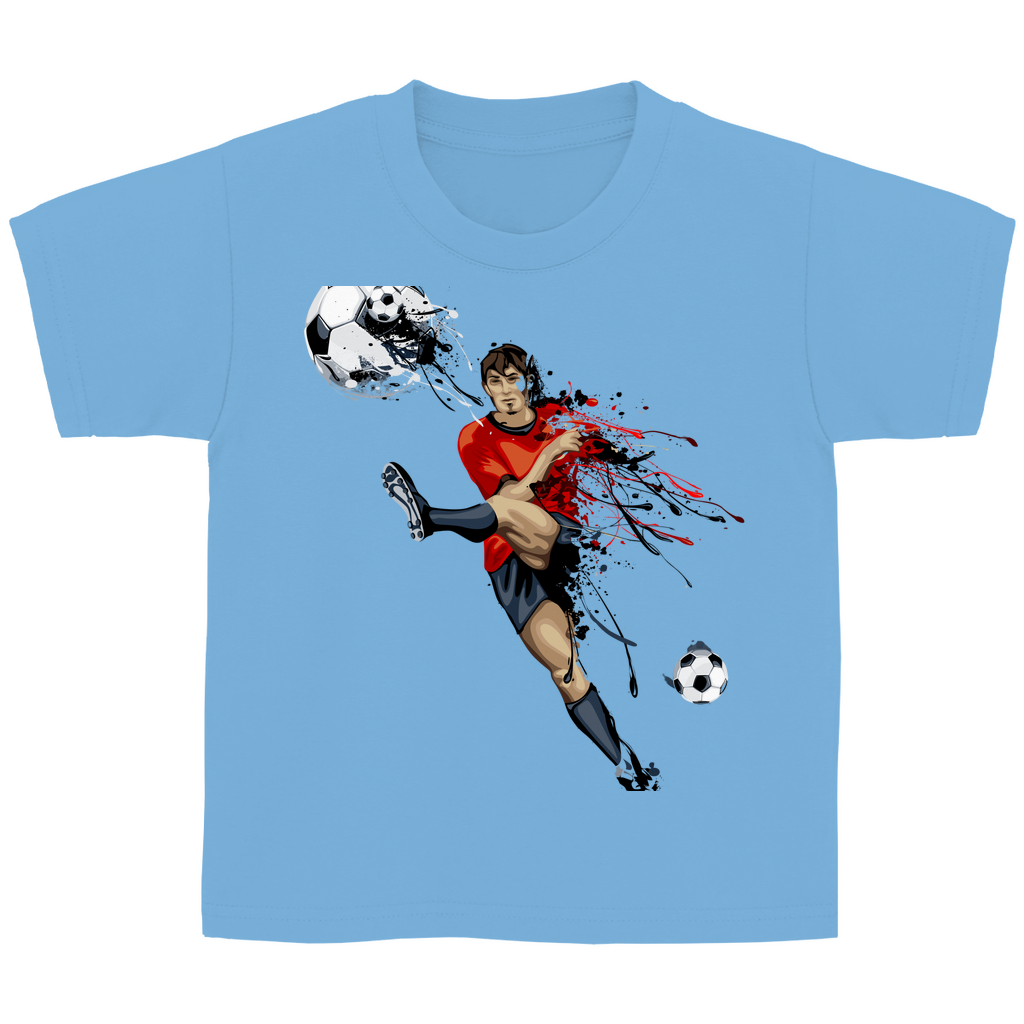 Kinder Basic T-Shirt Fußballer