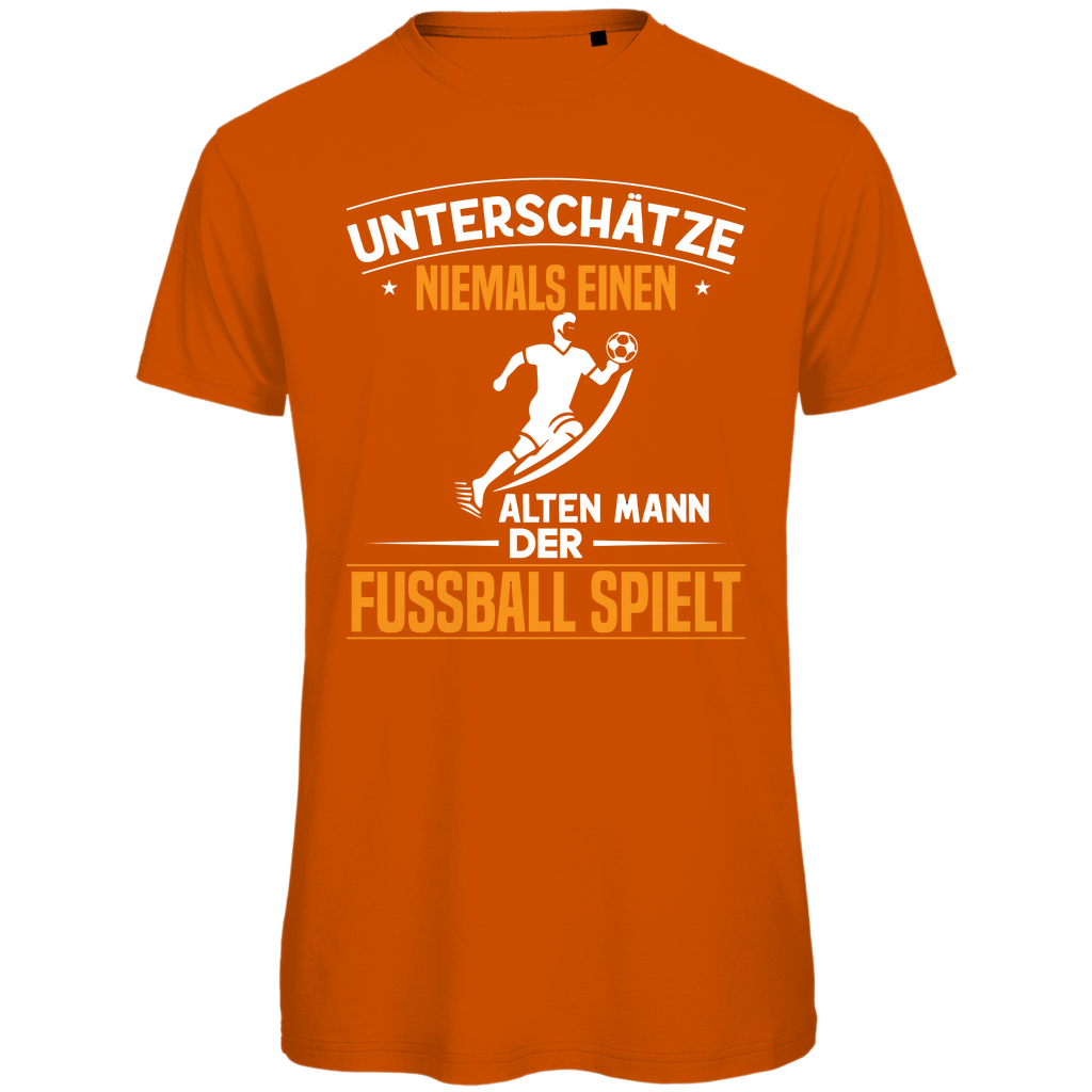 Herren Premium Bio T-Shirt Unterschätze Niemals