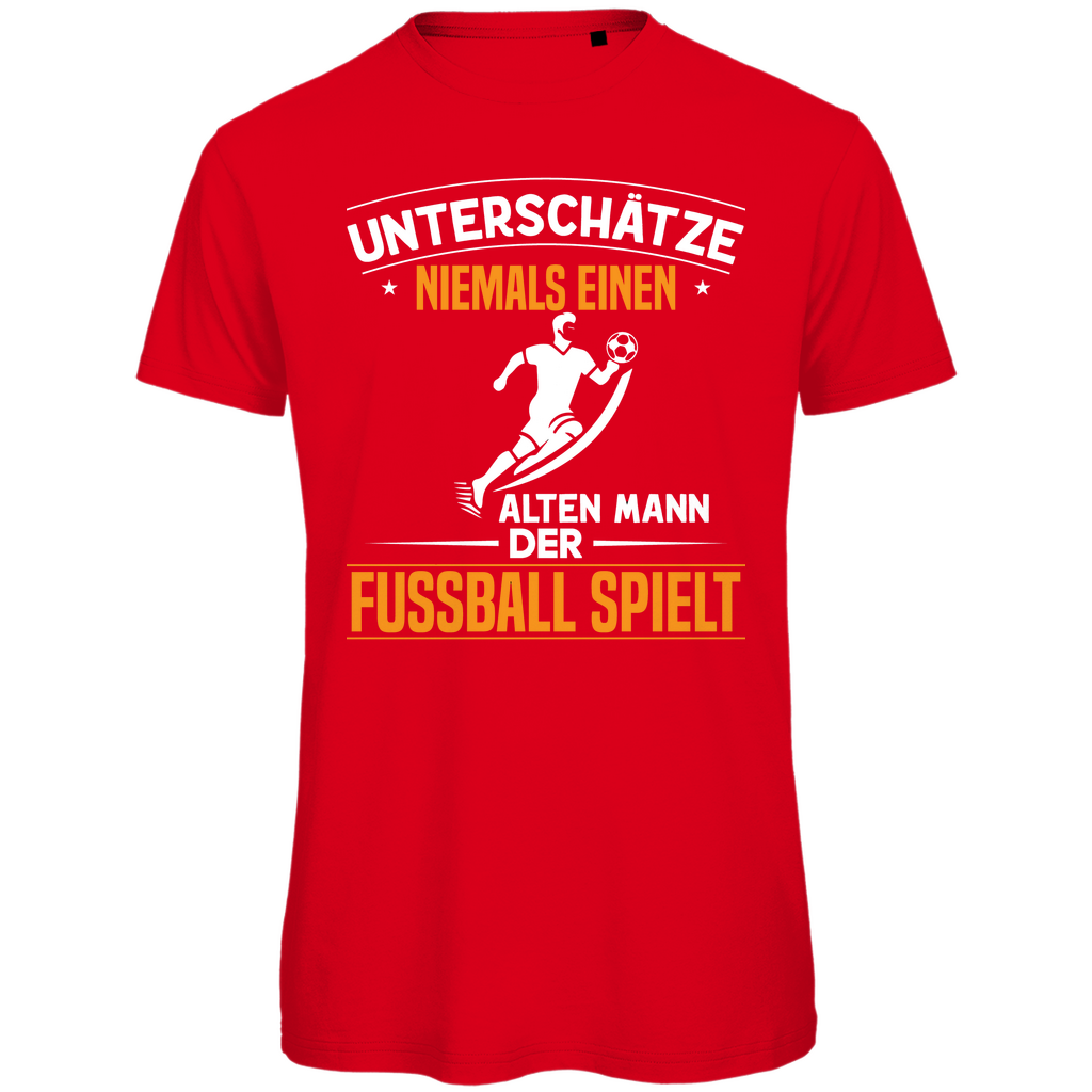 Herren Premium Bio T-Shirt Unterschätze Niemals