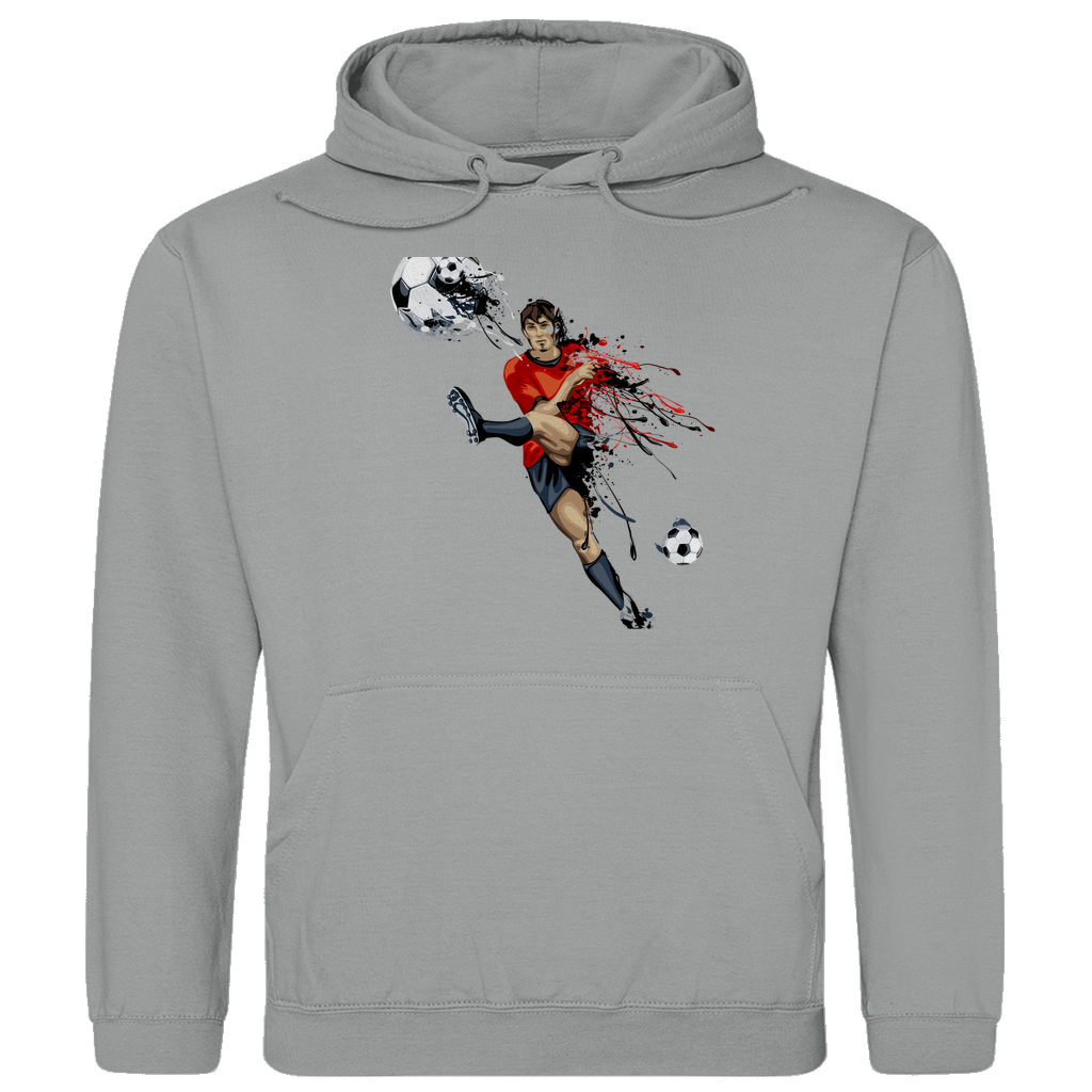 Herren Hoodie Fußballer