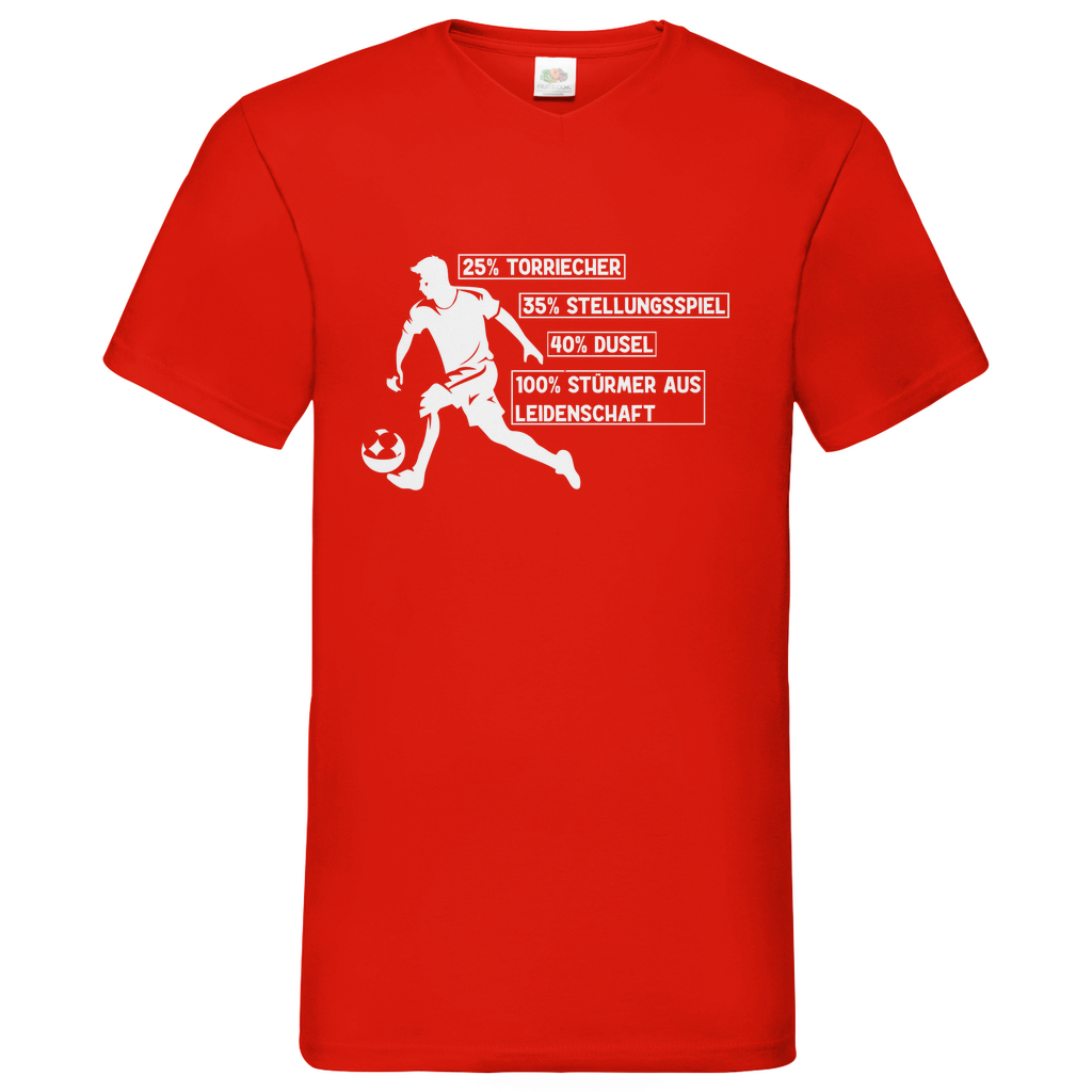 Herren Basic V-Neck T-Shirt Torriecher