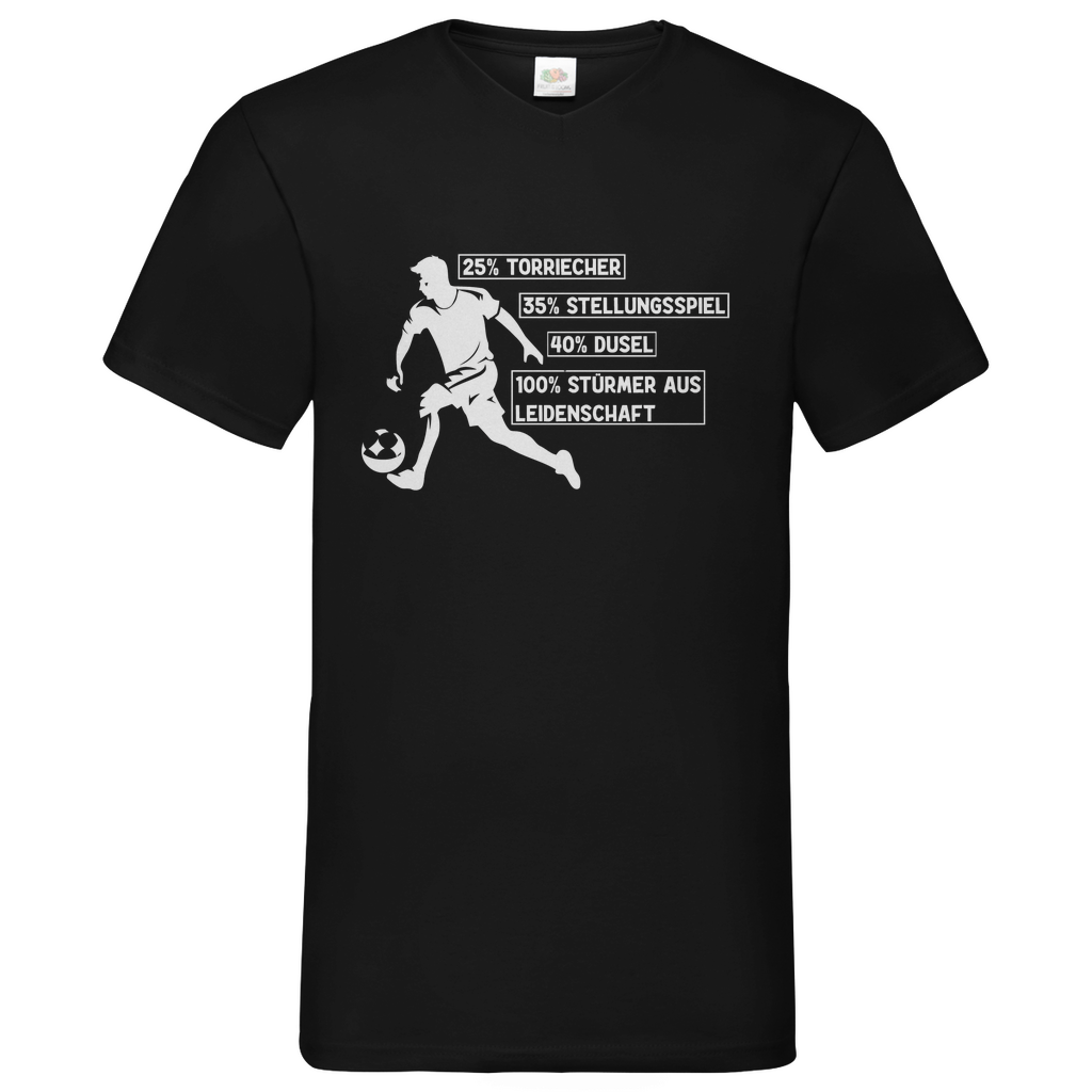 Herren Basic V-Neck T-Shirt Torriecher