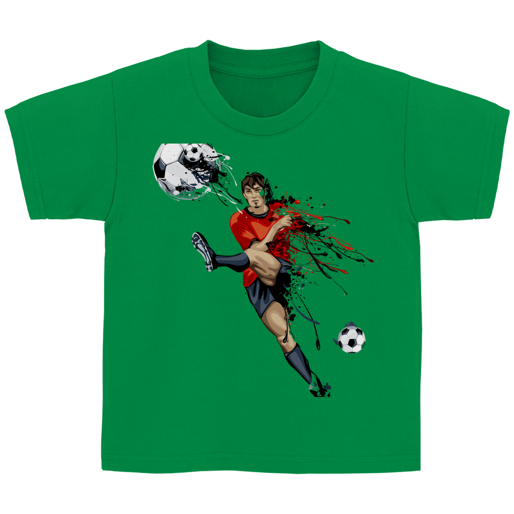 Kinder Basic T-Shirt Fußballer