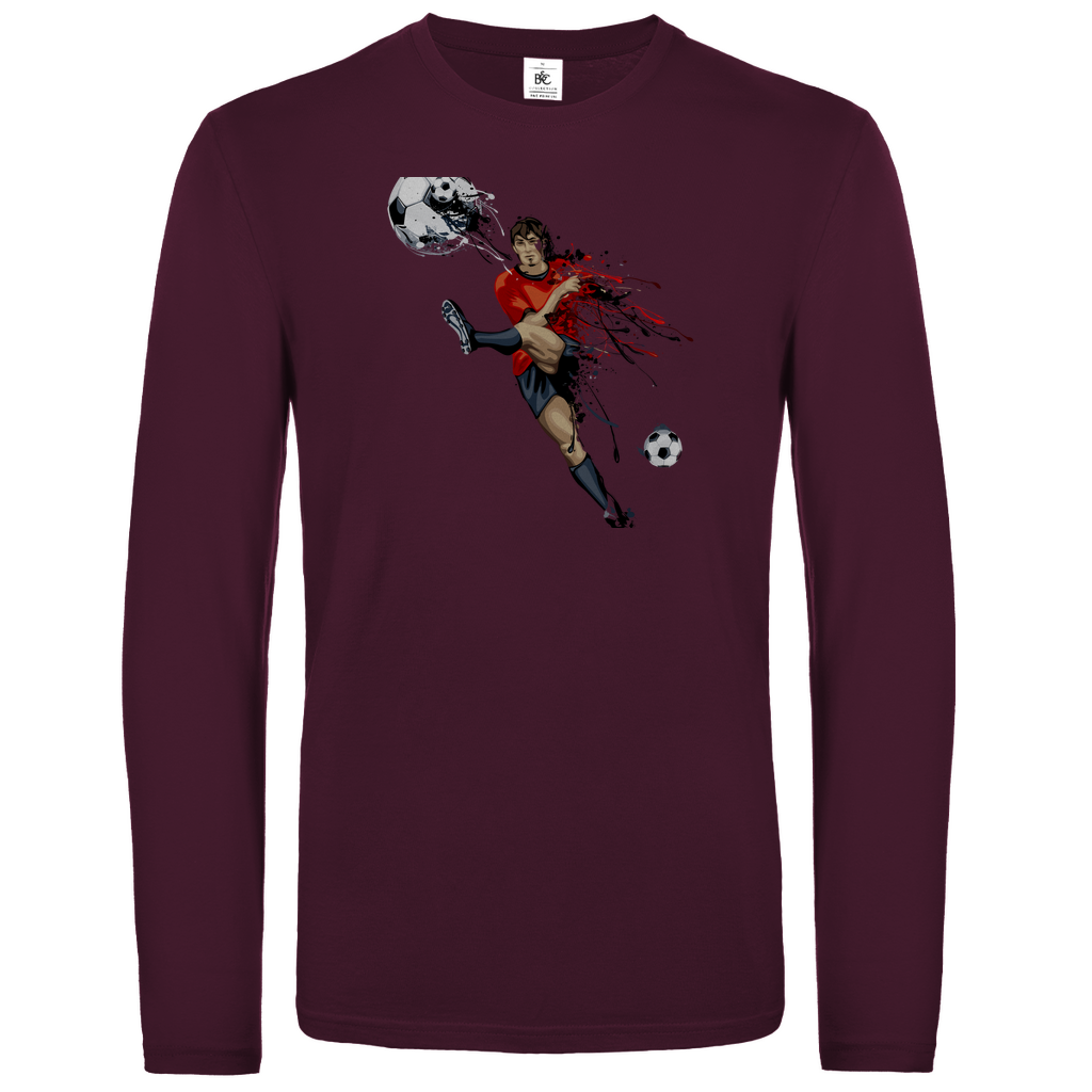 Unisex Langarmshirt Fußballer
