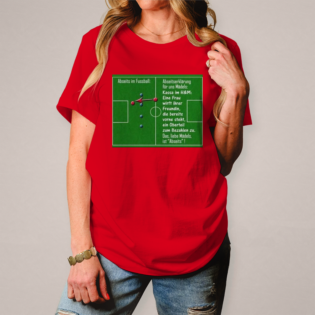 Damen T-Shirt Abseits