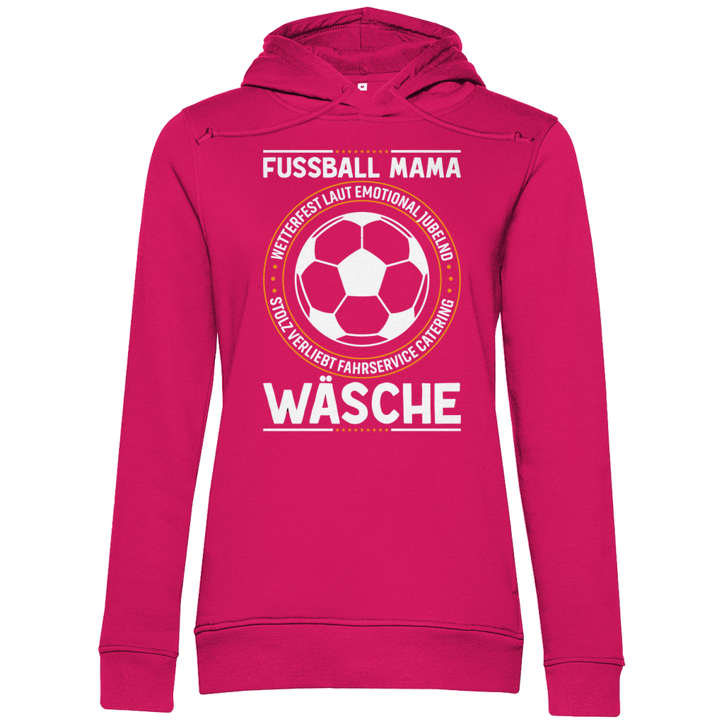 Damen Premium Bio Hoodie Fußball-Mama
