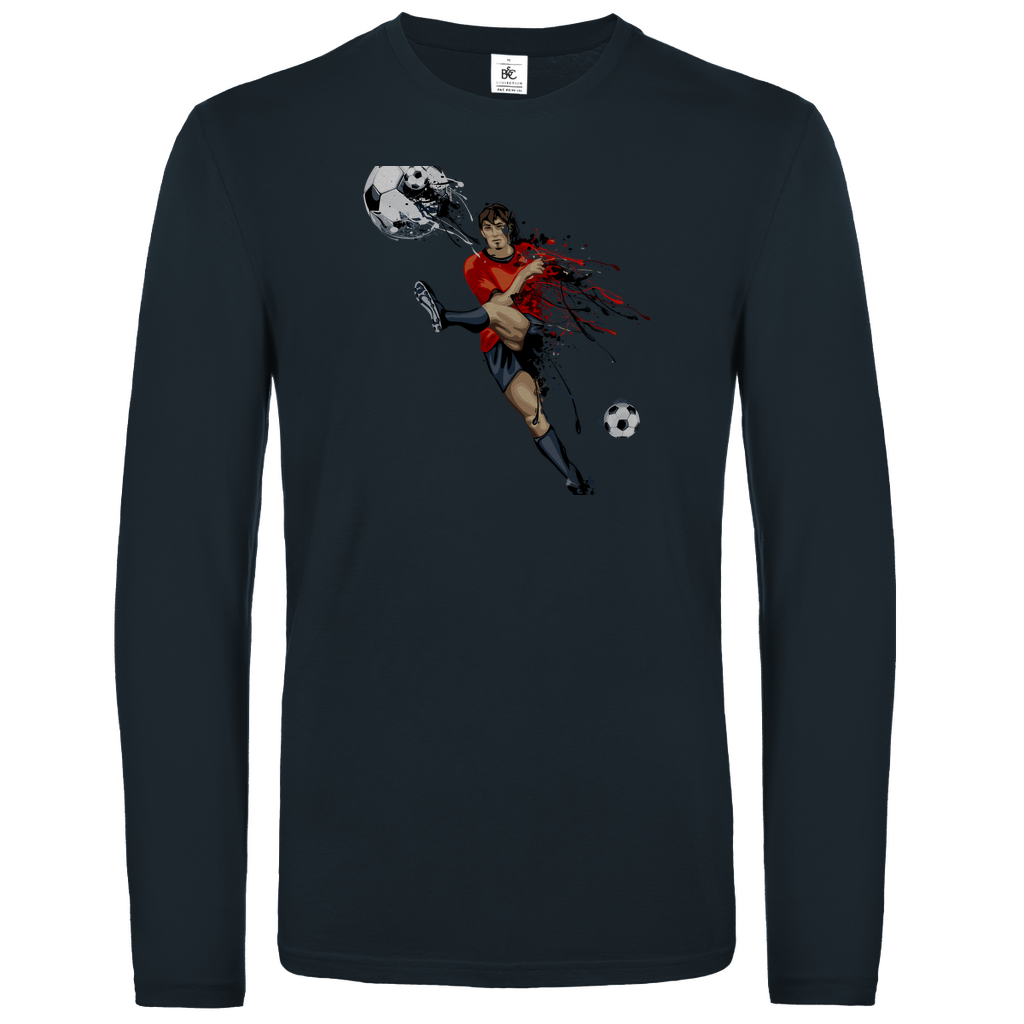Unisex Langarmshirt Fußballer
