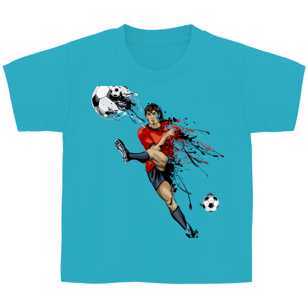 Kinder Basic T-Shirt Fußballer
