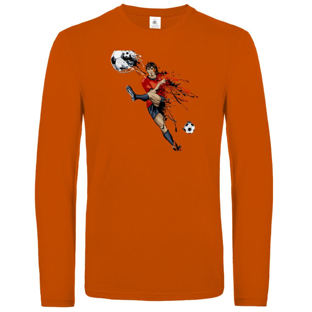 Unisex Langarmshirt Fußballer