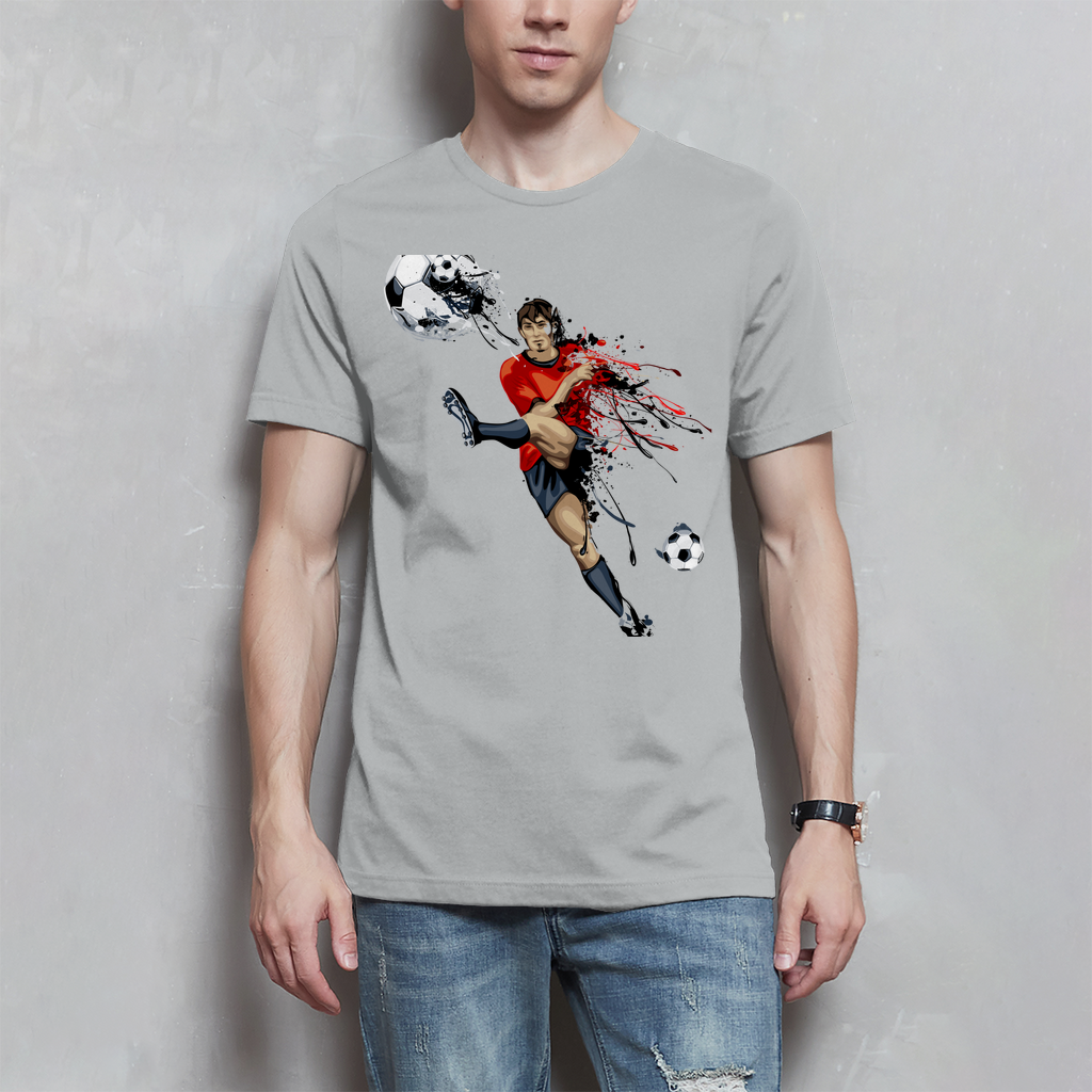 Herren T-Shirt Fußballer