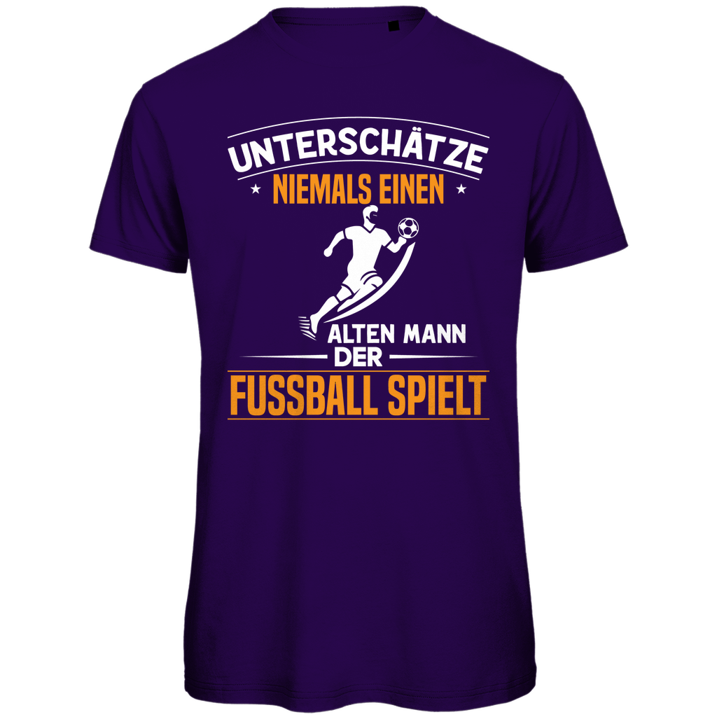Herren Premium Bio T-Shirt Unterschätze Niemals