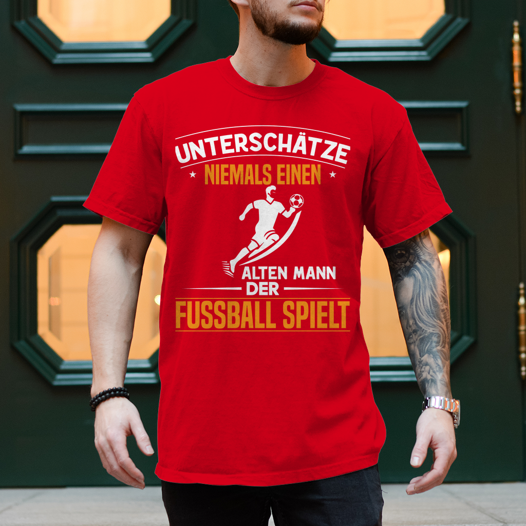 Herren T-Shirt Unterschätze Niemals