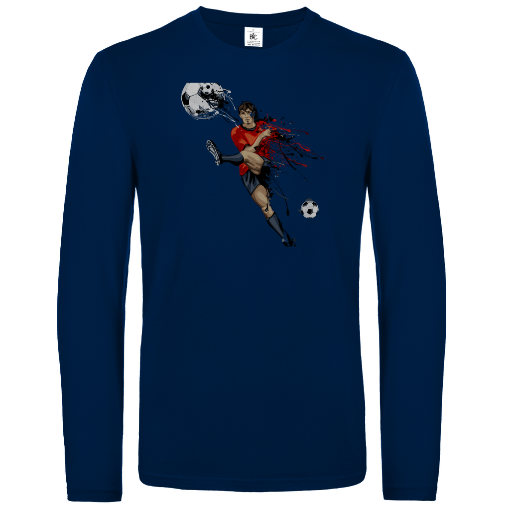 Unisex Langarmshirt Fußballer
