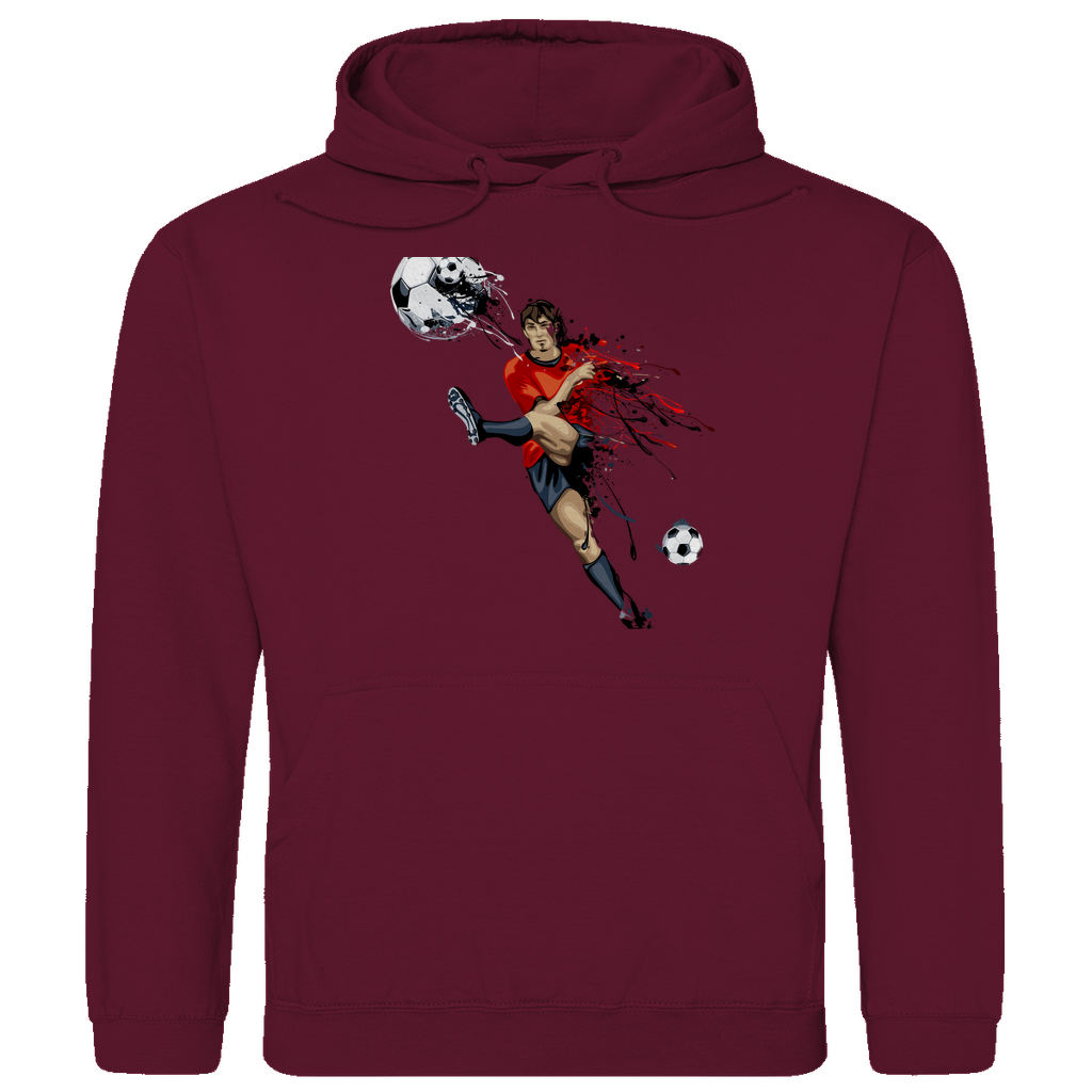 Herren Hoodie Fußballer