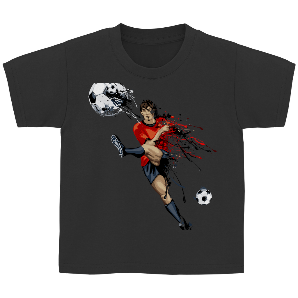 Kinder Basic T-Shirt Fußballer