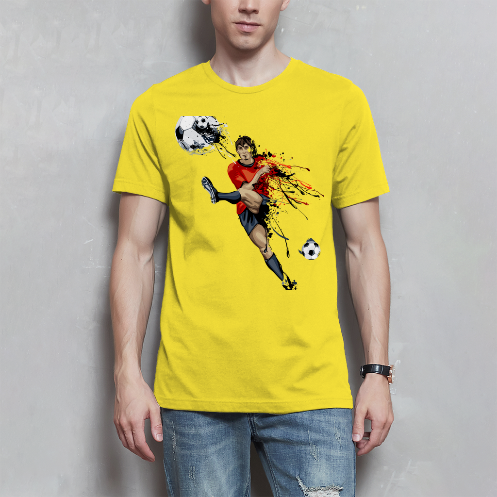 Herren T-Shirt Fußballer