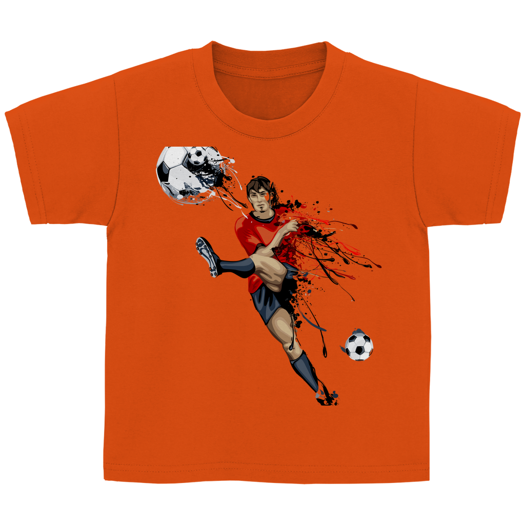 Kinder Basic T-Shirt Fußballer