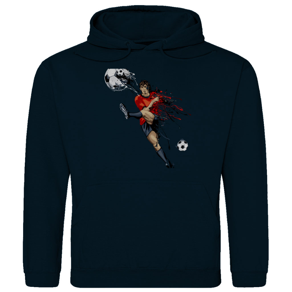 Herren Hoodie Fußballer