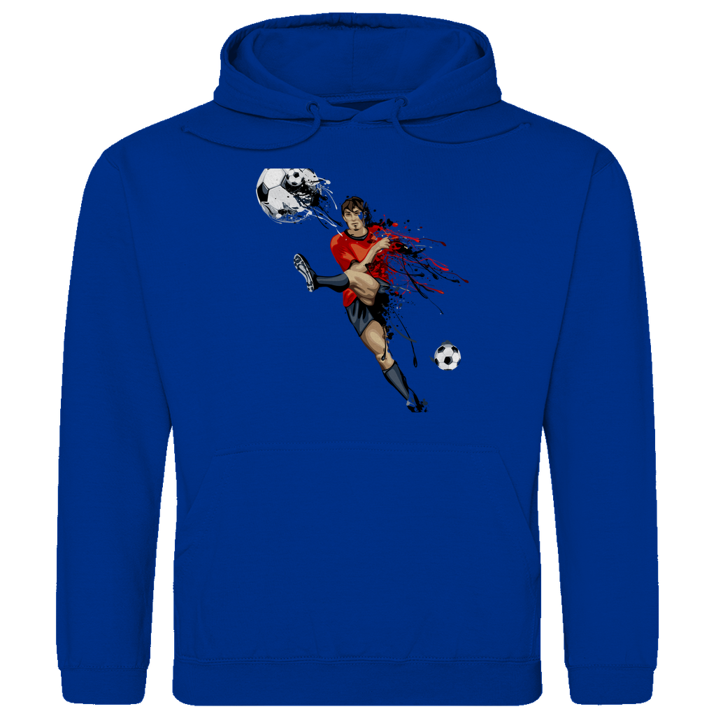 Herren Hoodie Fußballer
