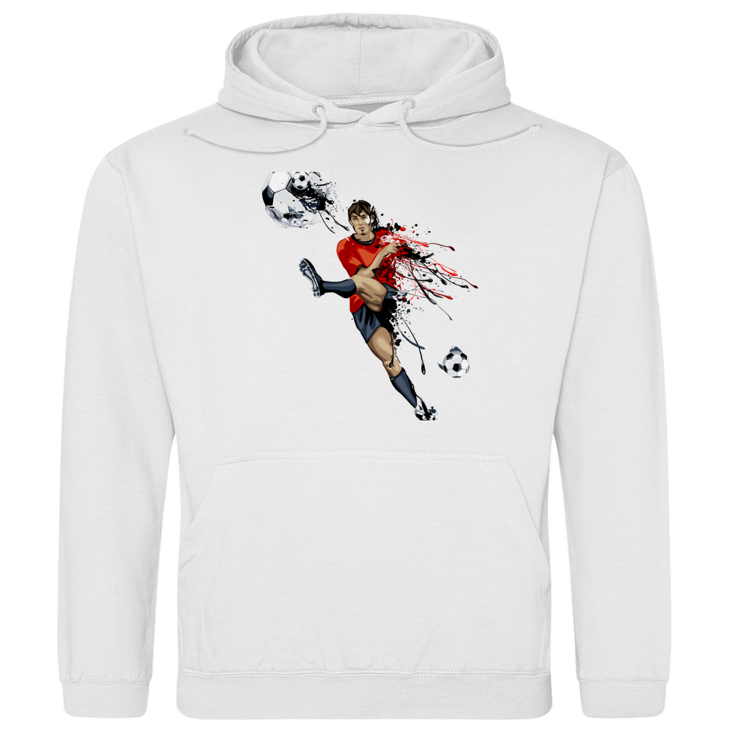 Herren Hoodie Fußballer