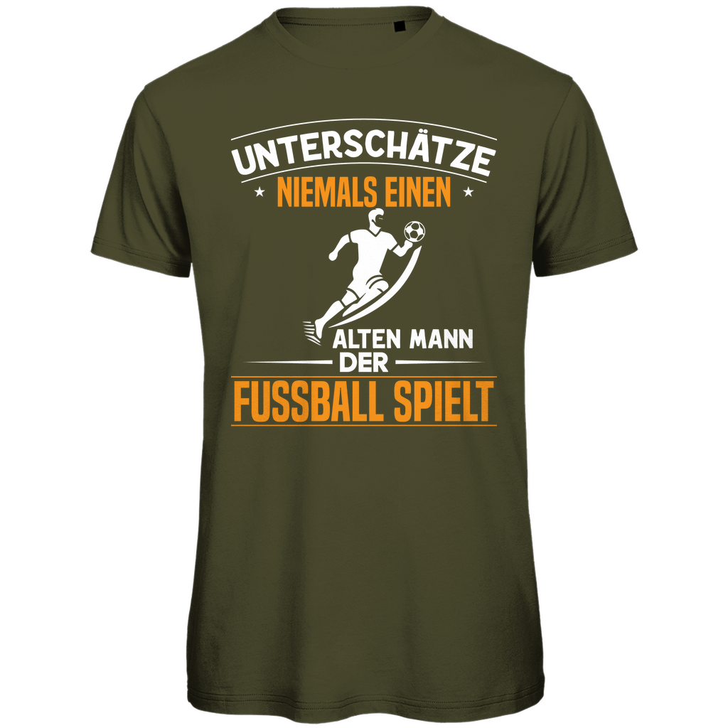 Herren Premium Bio T-Shirt Unterschätze Niemals